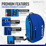 JOOLA Vision II Backpack (Blue) - RacquetGuys.ca