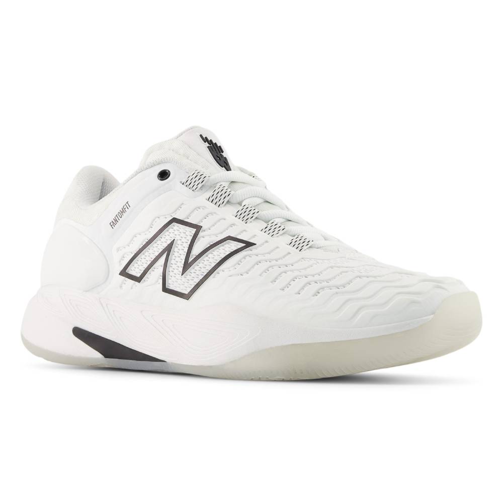 New Balance Fresh Foam X CT-Rally v2 Wide Men's Tennis Shoe (White) - RacquetGuys.ca