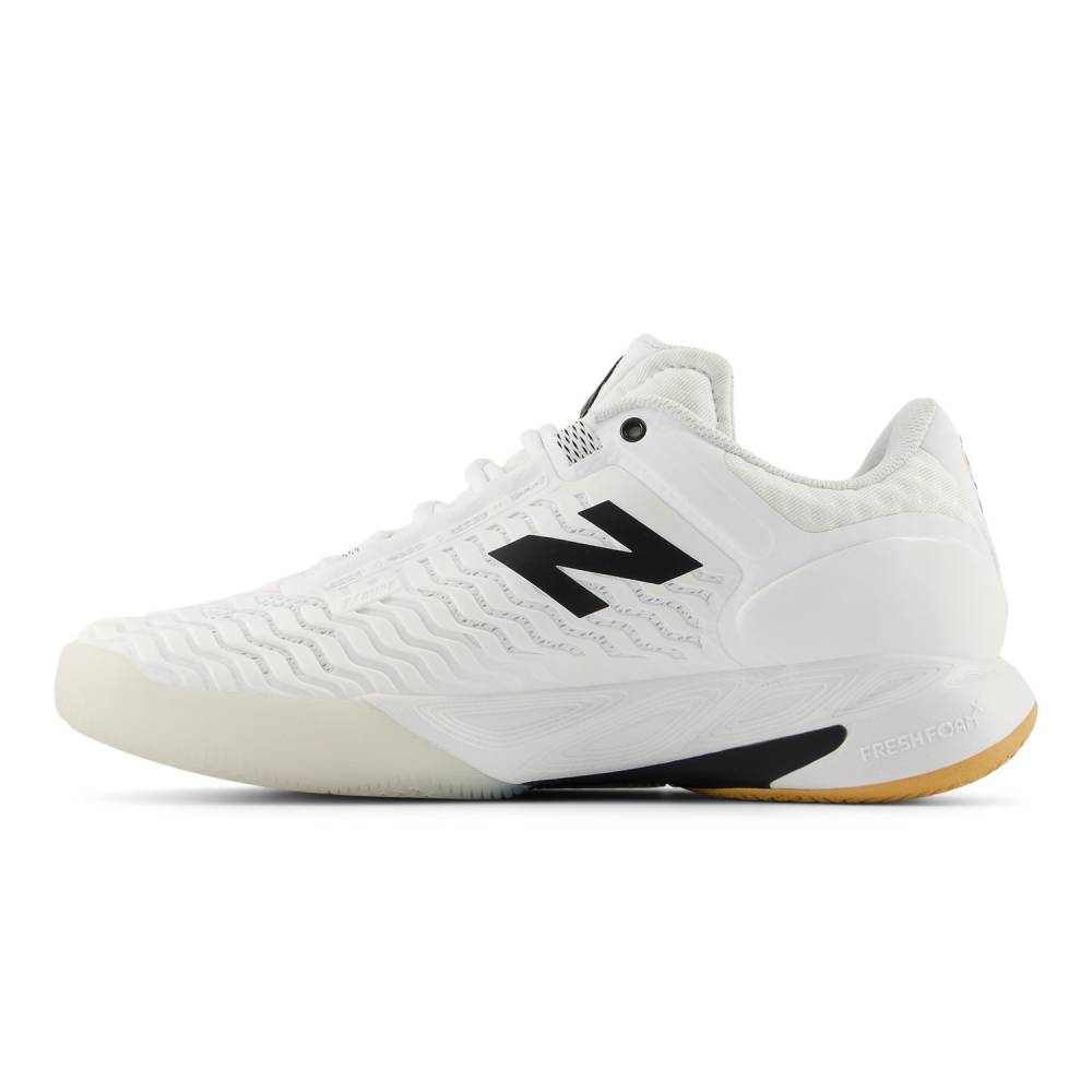 New Balance Fresh Foam X CT-Rally v2 Wide Men's Tennis Shoe (White) - RacquetGuys.ca