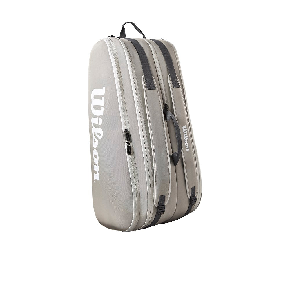 Wilson Tour 12 Pack Racquet Bag (Stone) - RacquetGuys.ca