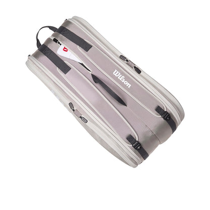 Wilson Tour 12 Pack Racquet Bag (Stone) - RacquetGuys.ca