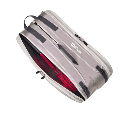 Wilson Tour 12 Pack Racquet Bag (Stone) - RacquetGuys.ca