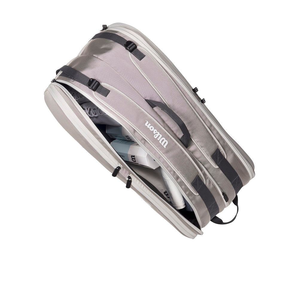 Wilson Tour 12 Pack Racquet Bag (Stone) - RacquetGuys.ca