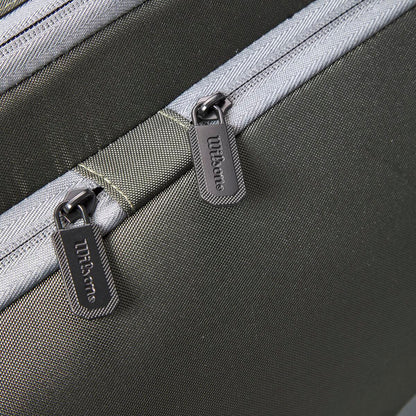 Wilson Tour 12 Pack Racquet Bag Dark Green - RacquetGuys.ca