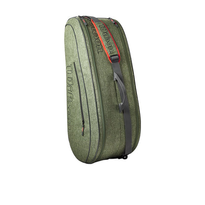 Wilson Team 6 Pack Racquet Bag (Heather Green) - RacquetGuys.ca