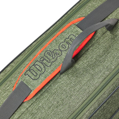 Wilson Team 6 Pack Racquet Bag (Heather Green) - RacquetGuys.ca