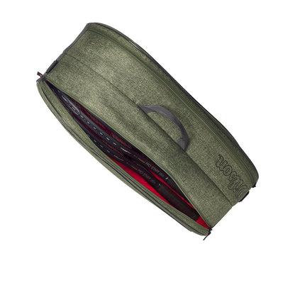 Wilson Team 6 Pack Racquet Bag (Heather Green) - RacquetGuys.ca