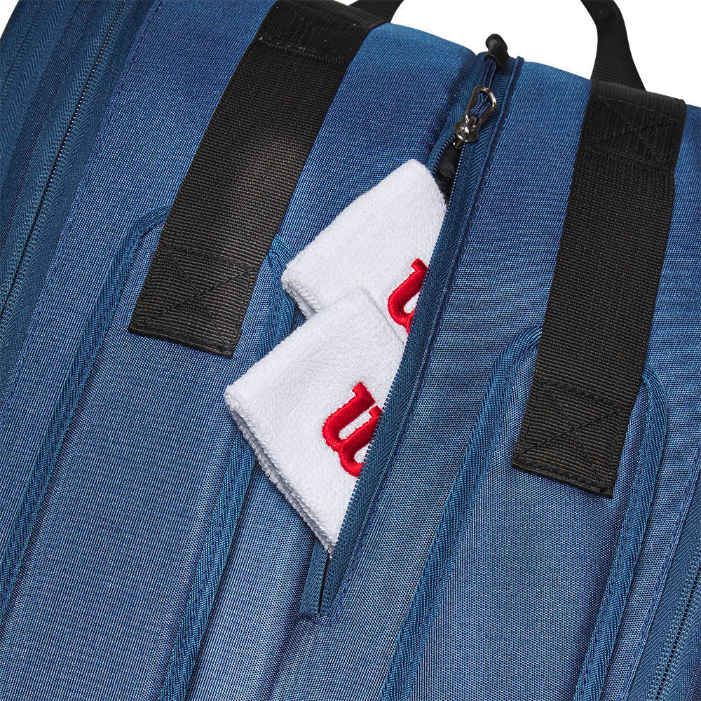Wilson Ultra Tour 12 Pack Racquet Bag (Blue) - RacquetGuys.ca