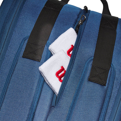 Wilson Ultra Tour 12 Pack Racquet Bag (Blue) - RacquetGuys.ca