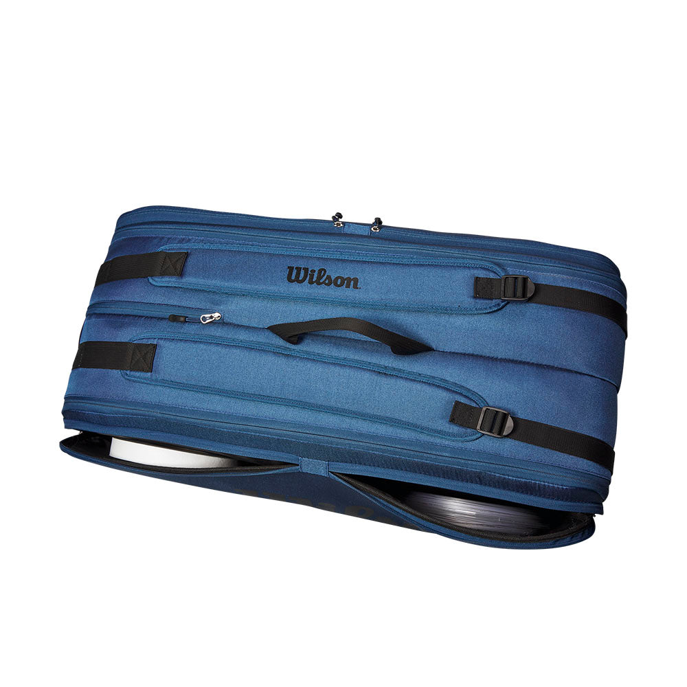 Wilson Ultra Tour 12 Pack Racquet Bag (Blue) - RacquetGuys.ca