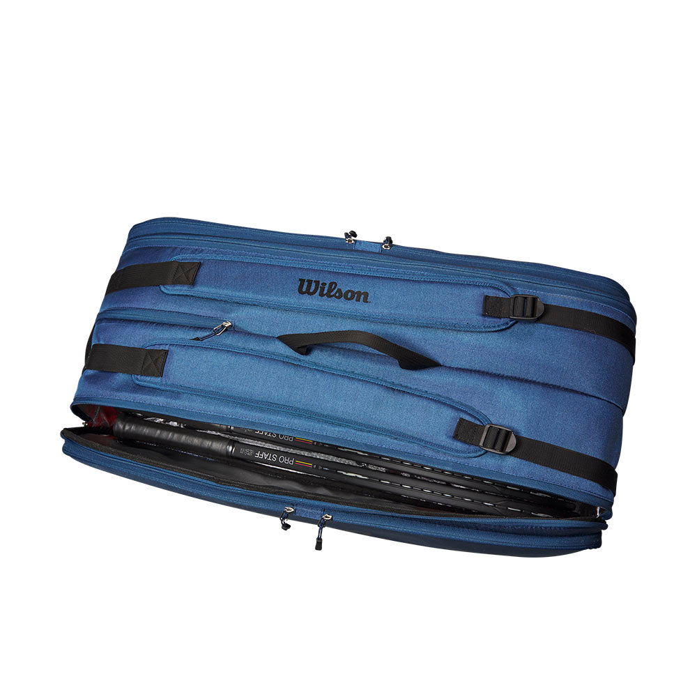 Wilson Ultra Tour 12 Pack Racquet Bag (Blue) - RacquetGuys.ca