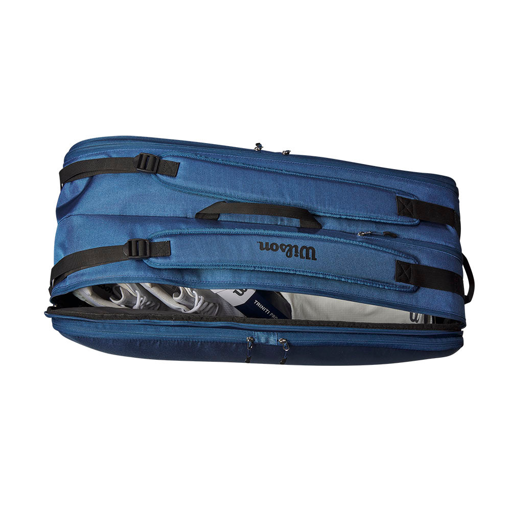 Wilson Ultra Tour 12 Pack Racquet Bag (Blue) - RacquetGuys.ca