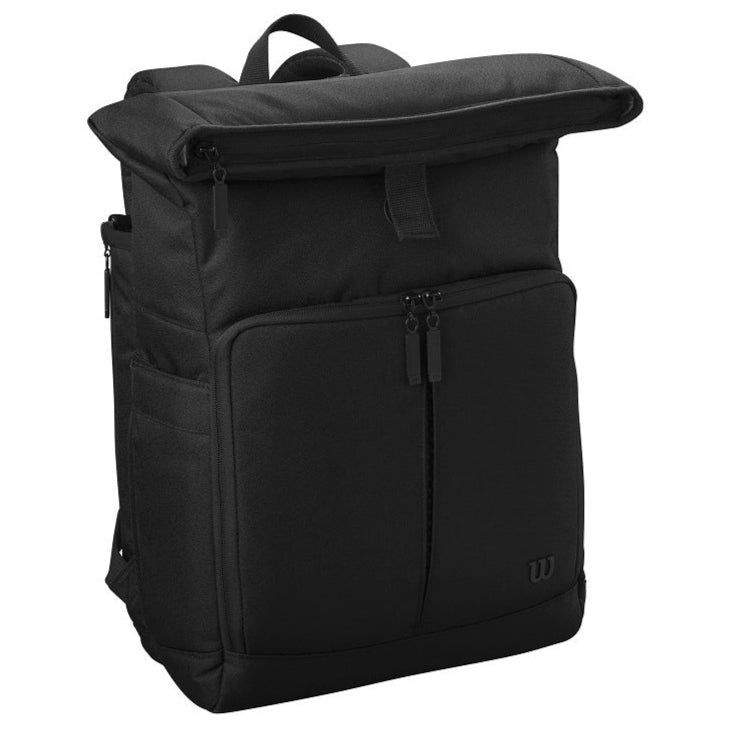 Wilson Lifestyle Backpack Racquet Bag 2024 (Black) - RacquetGuys.ca
