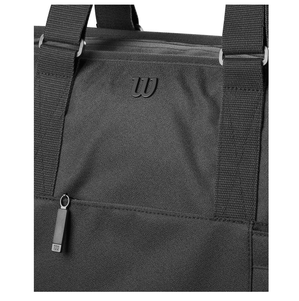 Wilson Lifestyle Tote Bag 2024  (Black) - RacquetGuys.ca