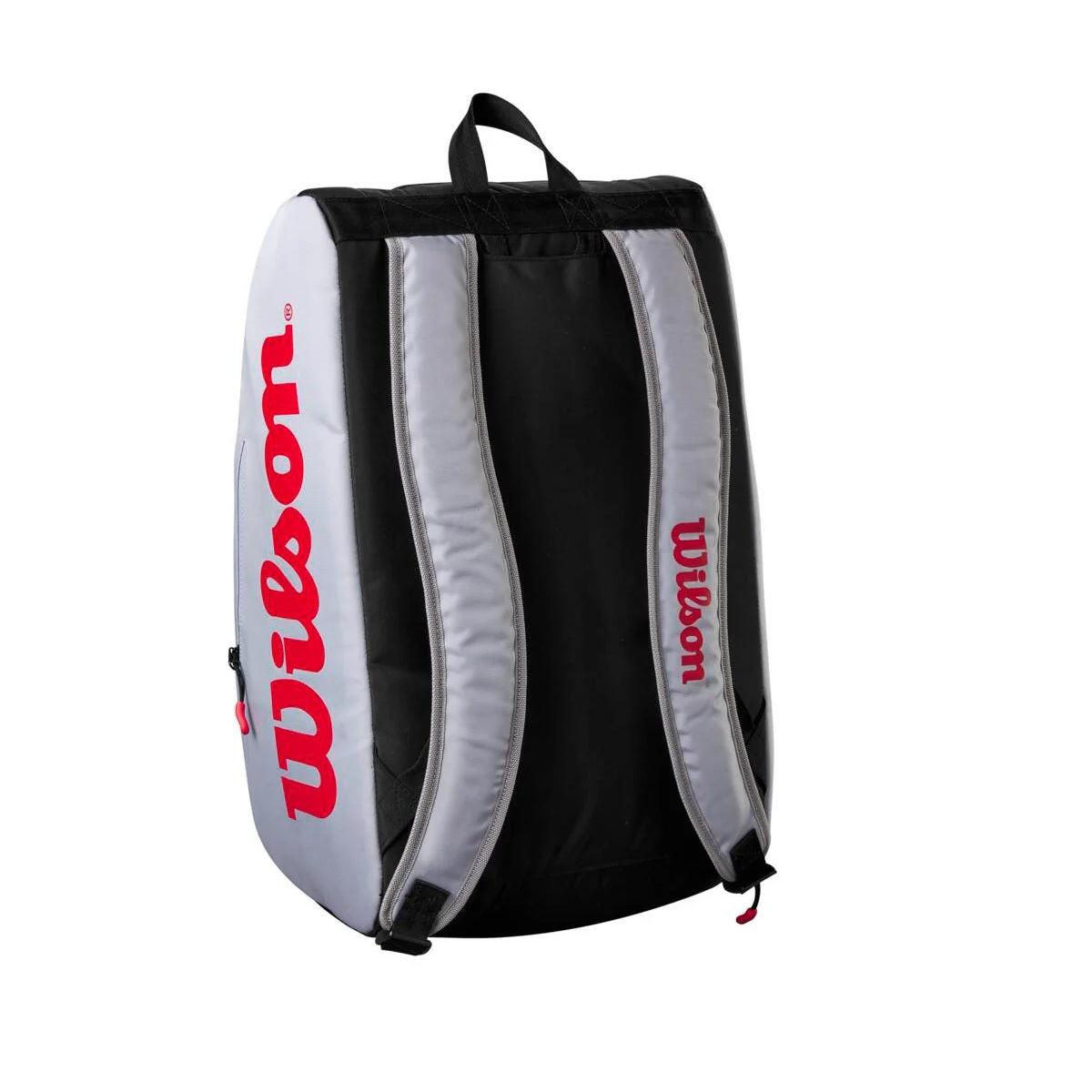 Wilson Super Tour Pickleball Bag (Grey/Black/Red) - RacquetGuys.ca