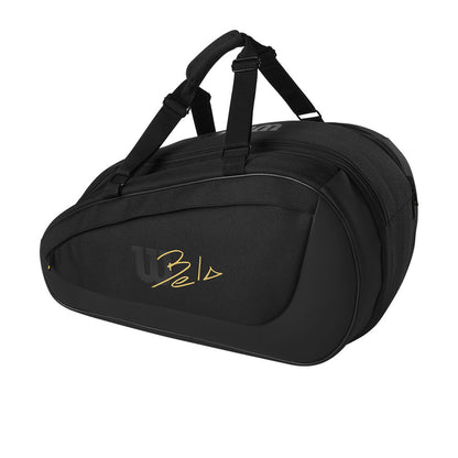 Wilson Bela Super Tour Padel Bag (Black) - RacquetGuys.ca