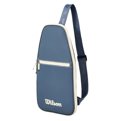 Wilson Full Pickleball Paddle Cover with Strap Blue/Cream - RacquetGuys.ca