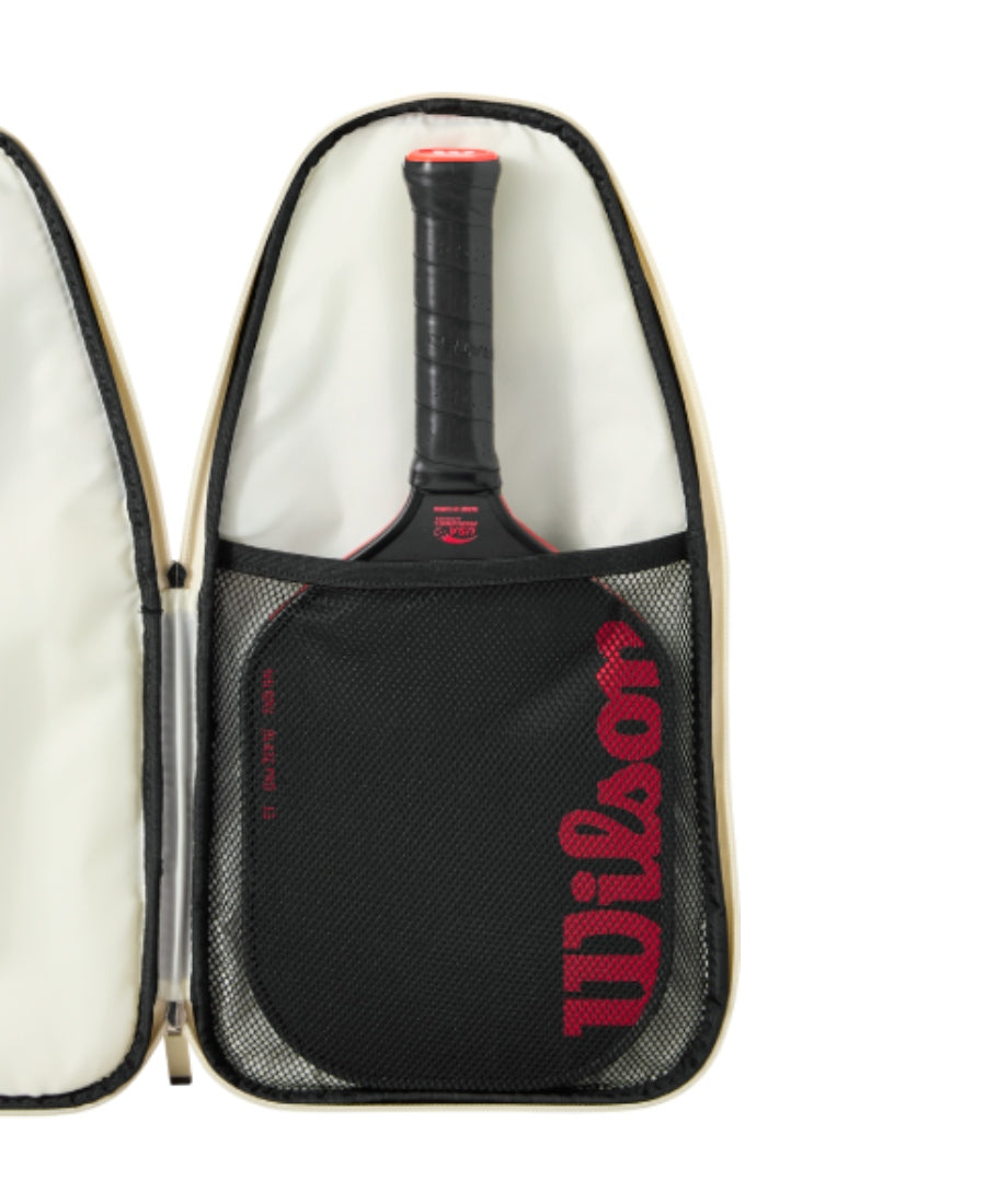 Wilson Full Pickleball Paddle Cover with Strap Blue/Cream - RacquetGuys.ca