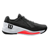 Wilson Rush Pro 4.0 Men's Tennis Shoe (Black/White) - RacquetGuys.ca