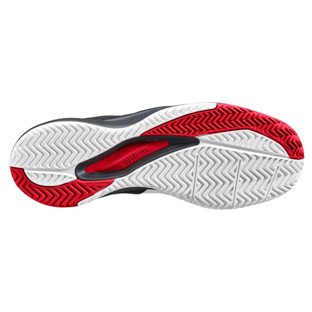 Wilson Rush Pro Ace Men's Tennis Shoe (White/Black/Poppy) - RacquetGuys.ca