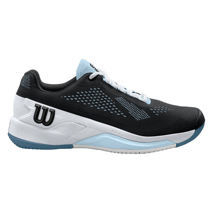 Wilson Rush Pro 4.0 Women's Tennis Shoe (Black/White) - RacquetGuys.ca