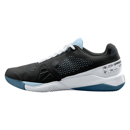 Wilson Rush Pro 4.0 Women's Tennis Shoe (Black/White) - RacquetGuys.ca