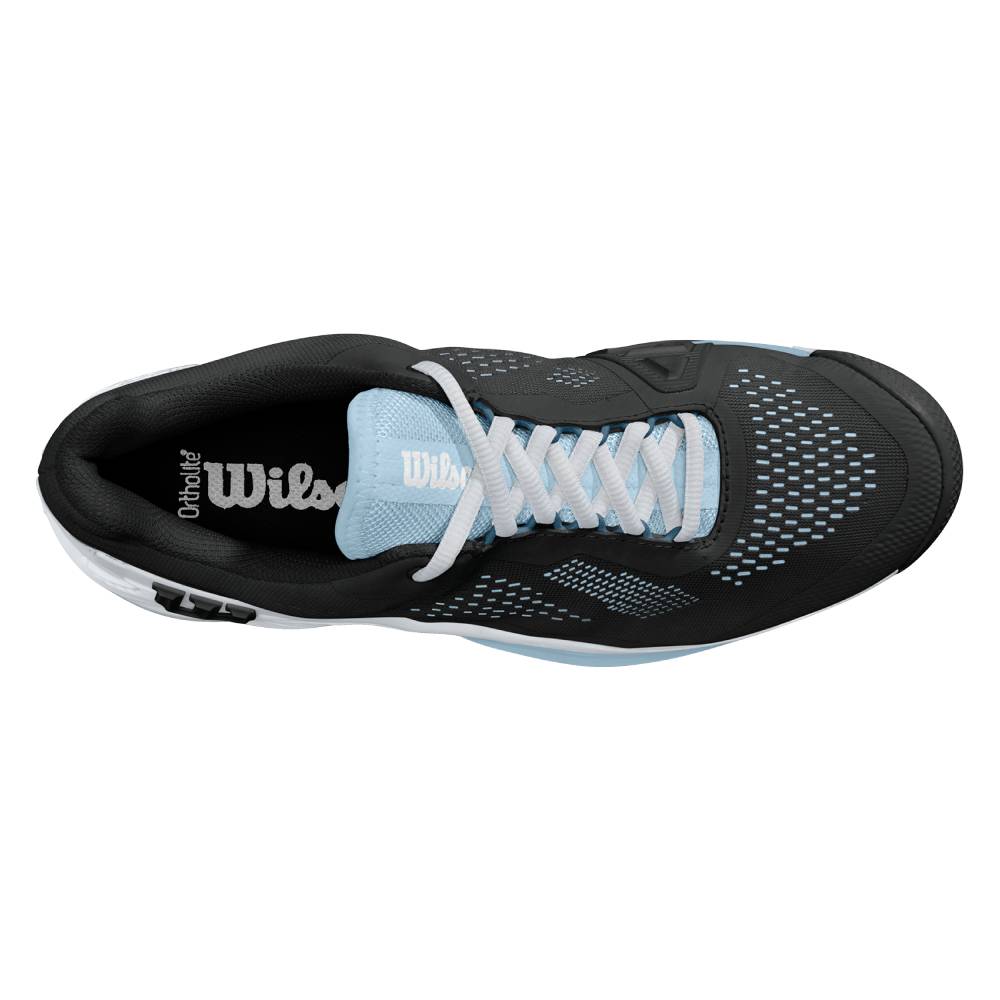 Wilson Rush Pro 4.0 Women's Tennis Shoe (Black/White) - RacquetGuys.ca