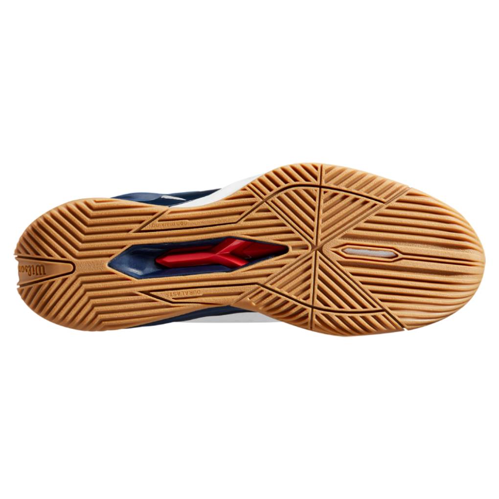 Wilson Rush Pro 4.0 Men's Tennis Shoe (White/Navy) - RacquetGuys.ca