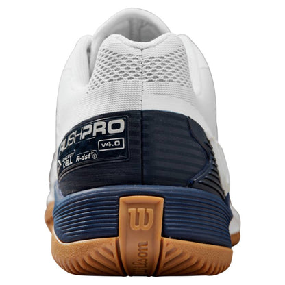 Wilson Rush Pro 4.0 Men's Tennis Shoe (White/Navy) - RacquetGuys.ca