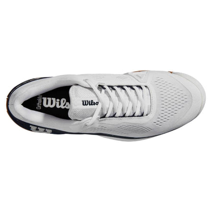 Wilson Rush Pro 4.0 Men's Tennis Shoe (White/Navy) - RacquetGuys.ca