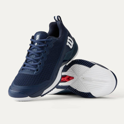 Wilson Rush Pro 4.5 Men's Tennis Shoe (Navy Blaze) - RacquetGuys.ca