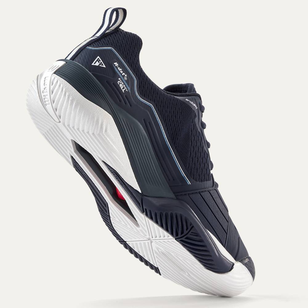 Wilson Rush Pro 4.5 Men's Tennis Shoe (Navy Blaze) - RacquetGuys.ca