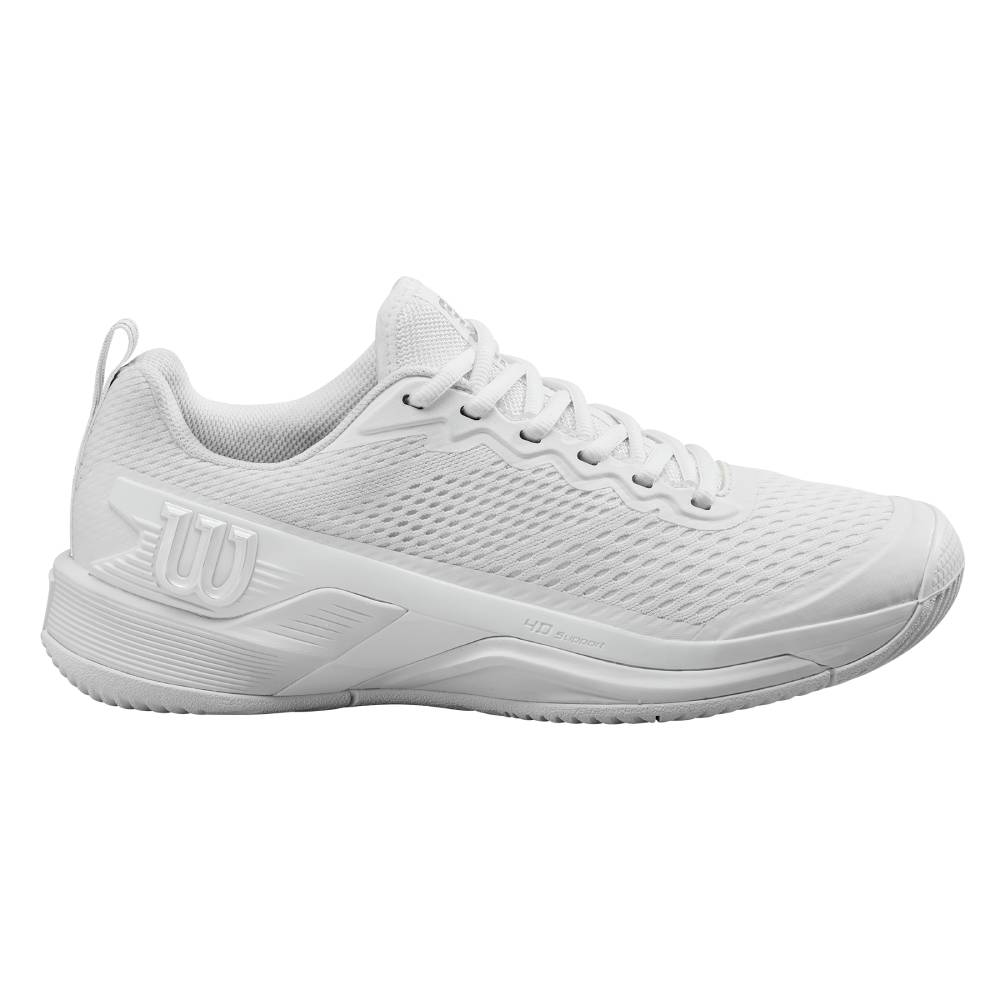 Wilson Rush Pro 4.5 Men's Tennis Shoe (White/Black) - RacquetGuys.ca