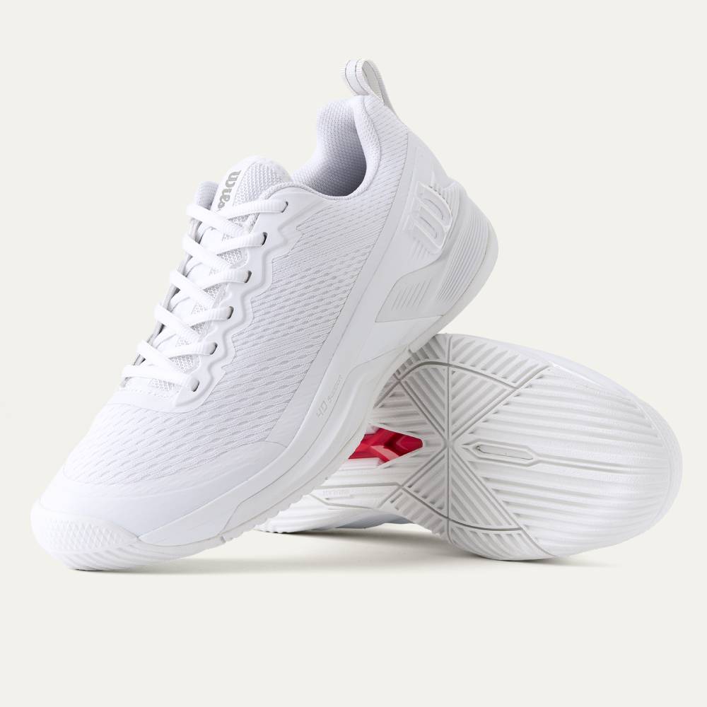 Wilson Rush Pro 4.5 Men's Tennis Shoe (White/Black) - RacquetGuys.ca