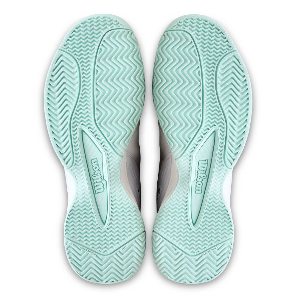 Wilson Rush Pro JR L Junior Tennis Shoe (White/Bay/Skip Blue) - RacquetGuys.ca