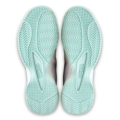 Wilson Rush Pro JR L Junior Tennis Shoe (White/Bay/Skip Blue) - RacquetGuys.ca