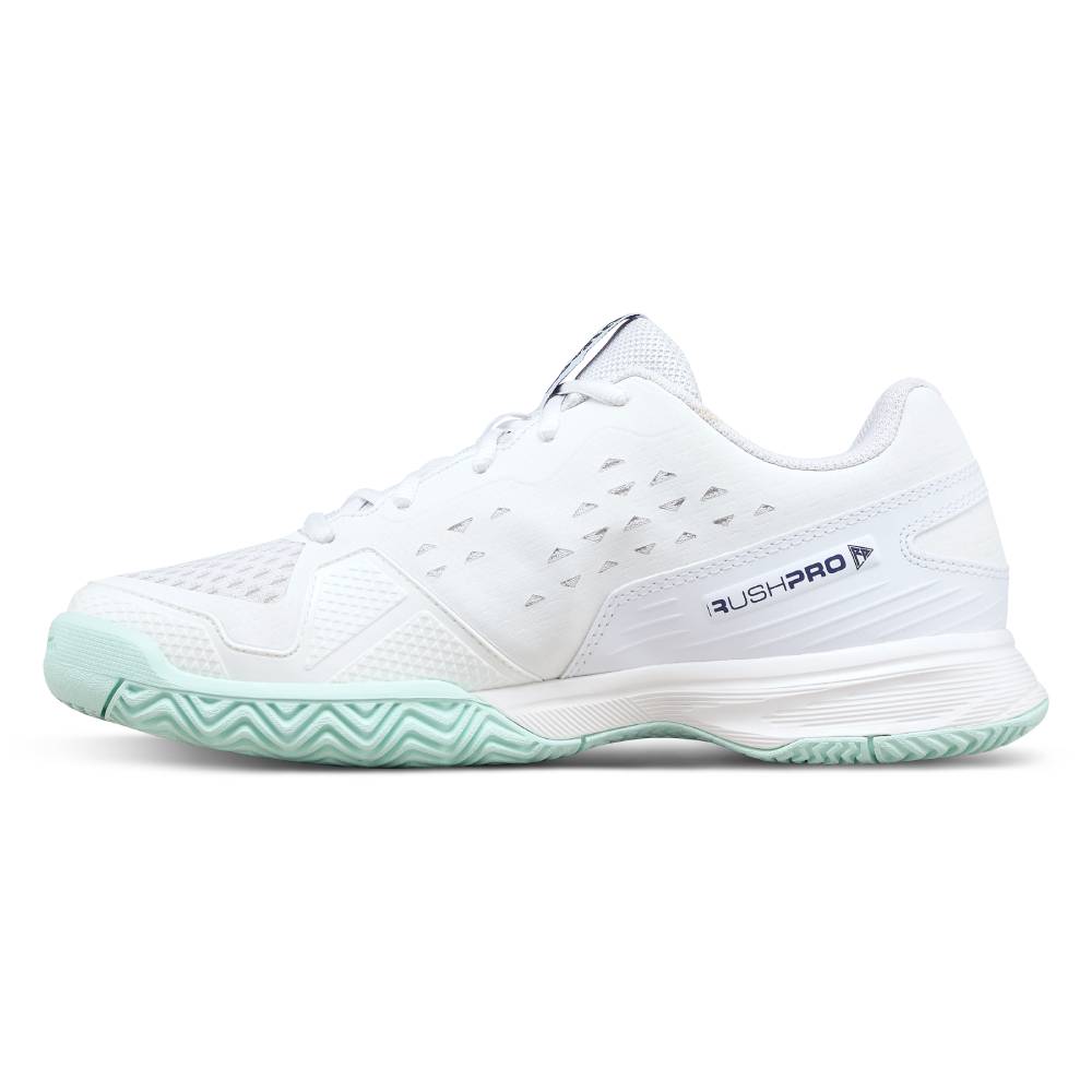 Wilson Rush Pro JR L Junior Tennis Shoe (White/Bay/Skip Blue) - RacquetGuys.ca