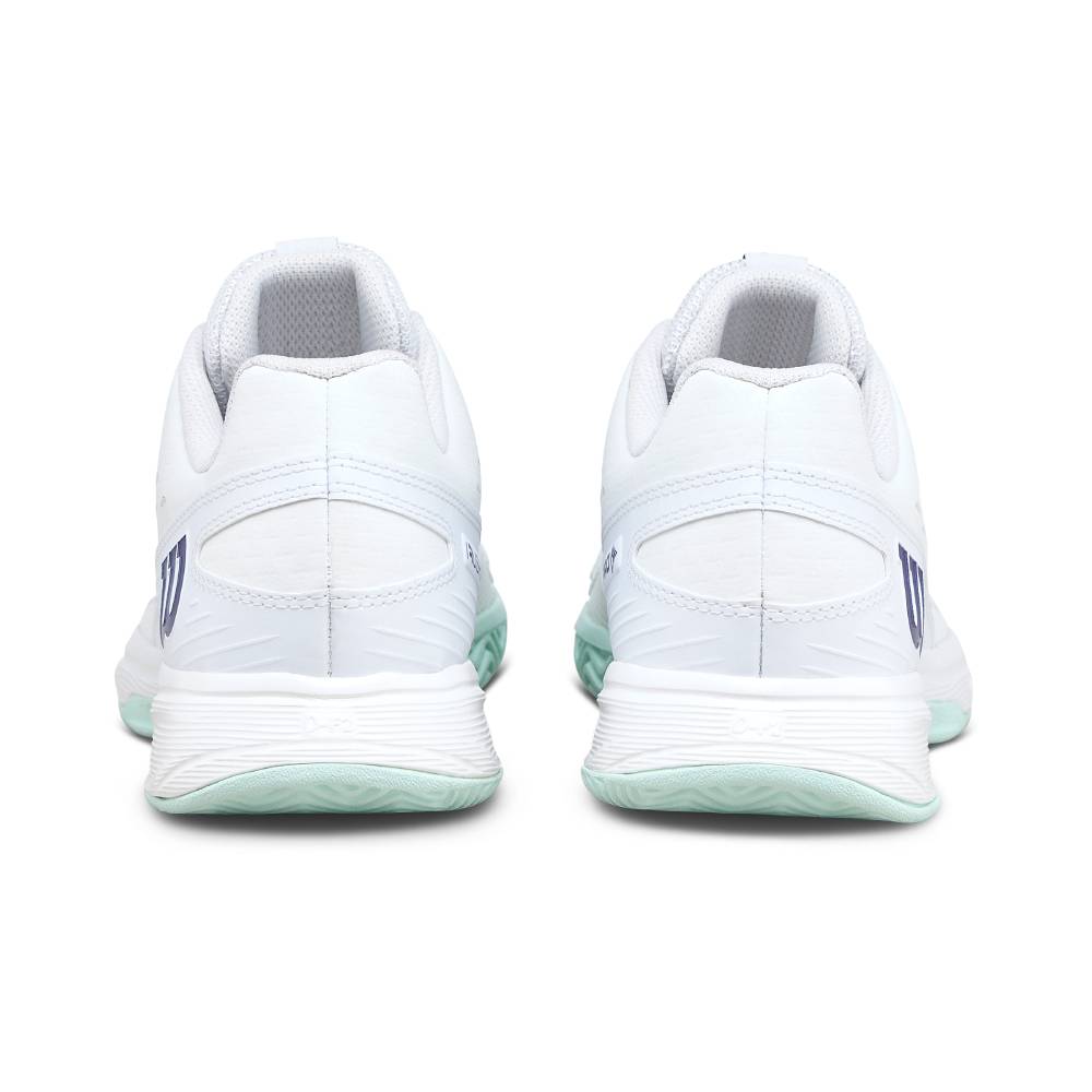 Wilson Rush Pro JR L Junior Tennis Shoe (White/Bay/Skip Blue) - RacquetGuys.ca