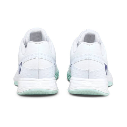 Wilson Rush Pro JR L Junior Tennis Shoe (White/Bay/Skip Blue) - RacquetGuys.ca