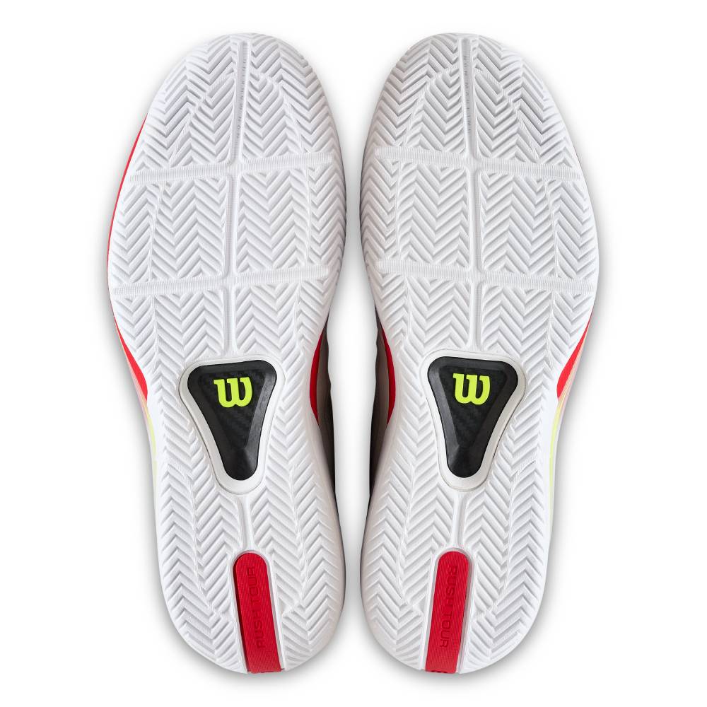 Wilson Rush Tour 5.0 Men's Tennis Shoe (White/Black) - Description - RacquetGuys.ca