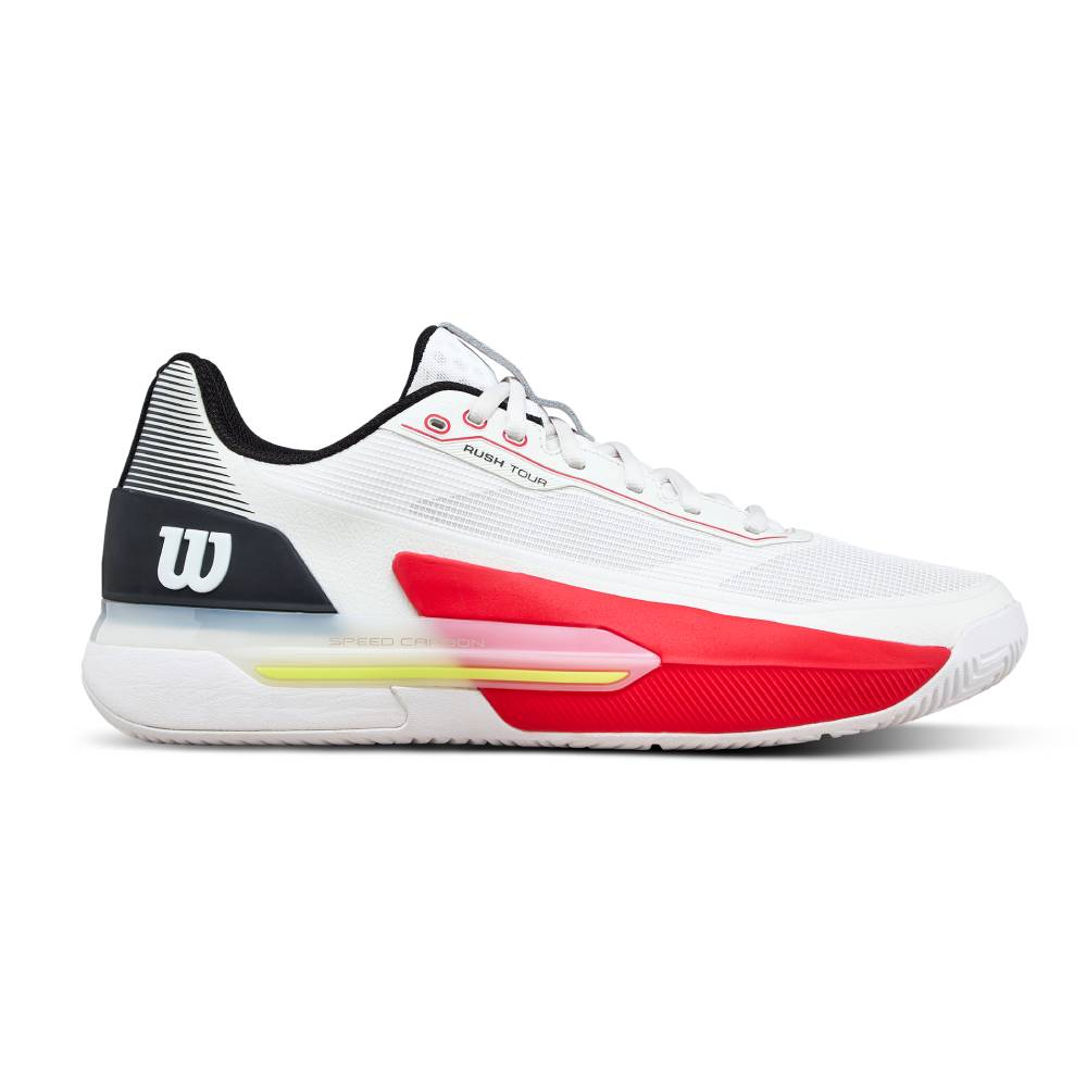 Wilson Rush Tour 5.0 Men's Tennis Shoe (White/Black) - Description - RacquetGuys.ca