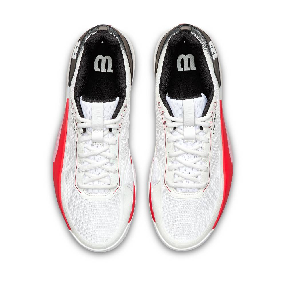 Wilson Rush Tour 5.0 Men's Tennis Shoe (White/Black) - Description - RacquetGuys.ca