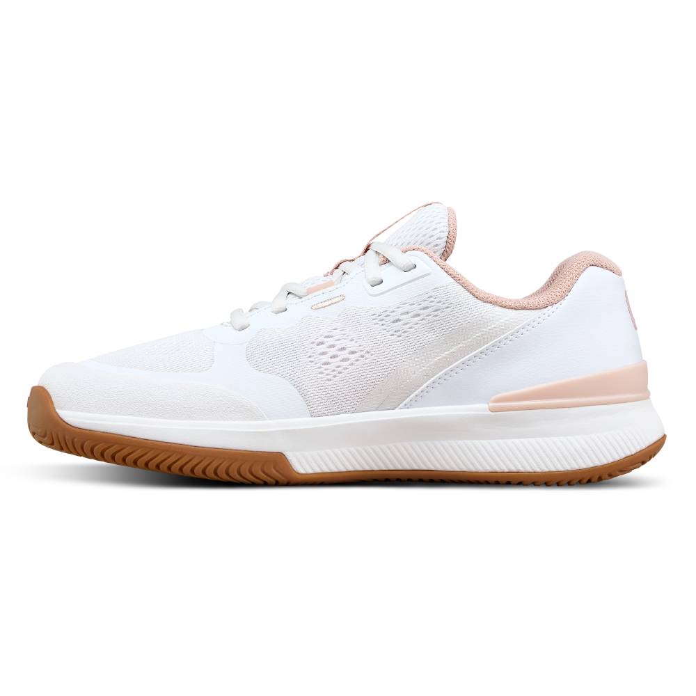 Wilson Intrigue Pro Women's Tennis Shoe (White/Cameo Ros) - RacquetGuys.ca