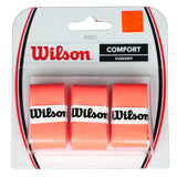 Wilson Pro Overgrip 3 Pack (Neon Orange) - RacquetGuys.ca