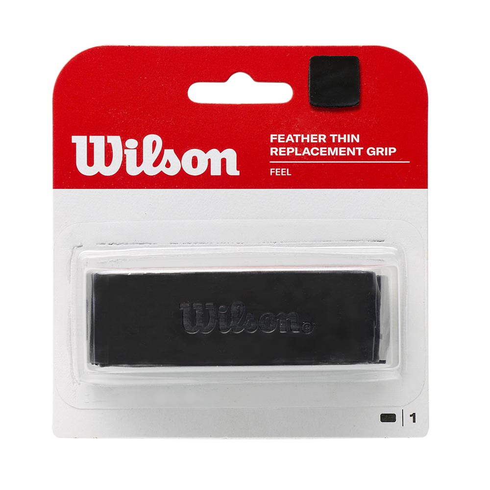 Wilson Feather Thin Replacement Grip (Black) - RacquetGuys.ca