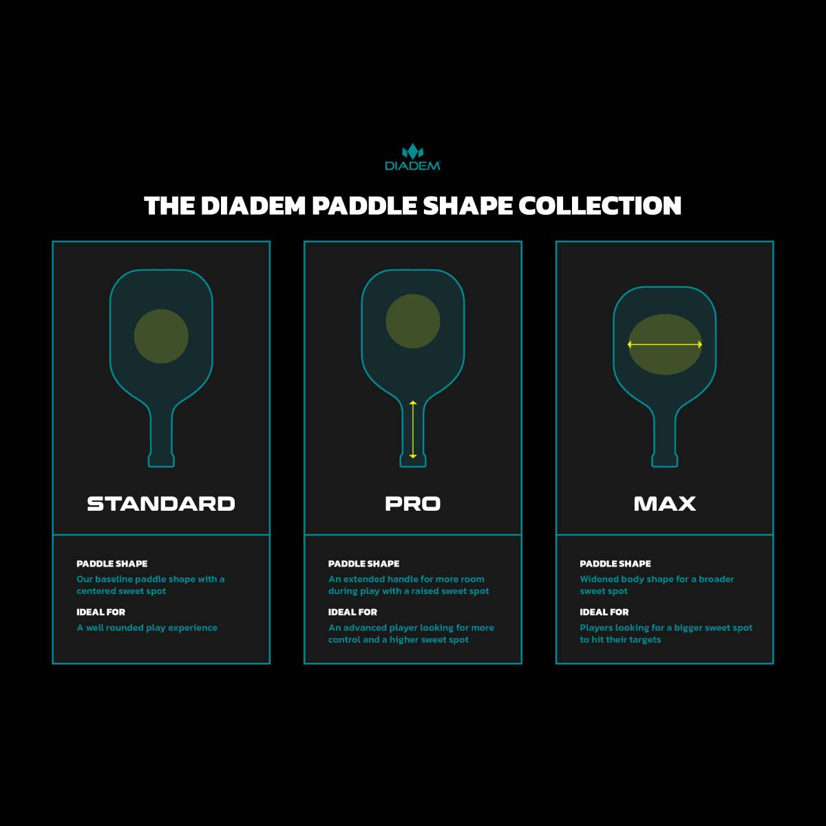 Diadem Warrior BluCore V3 Standard - Demo Rental - RacquetGuys.ca