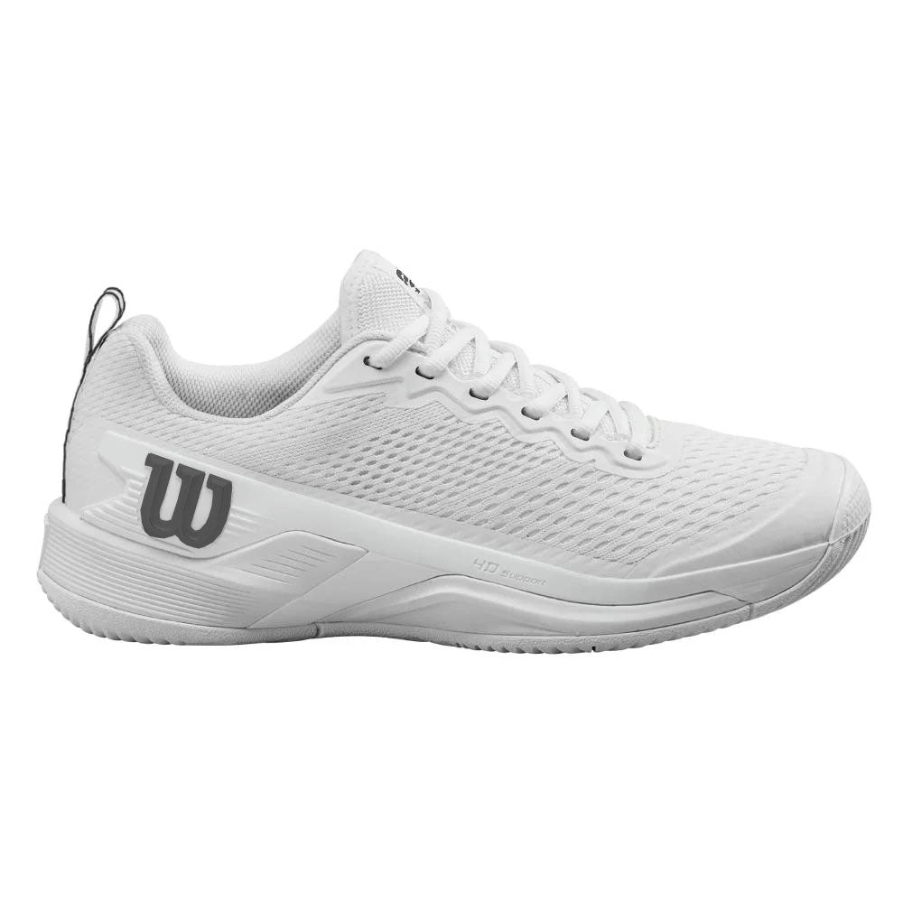 Wilson Rush Pro 4.5 Men's Tennis Shoe (White/Black) - RacquetGuys.ca