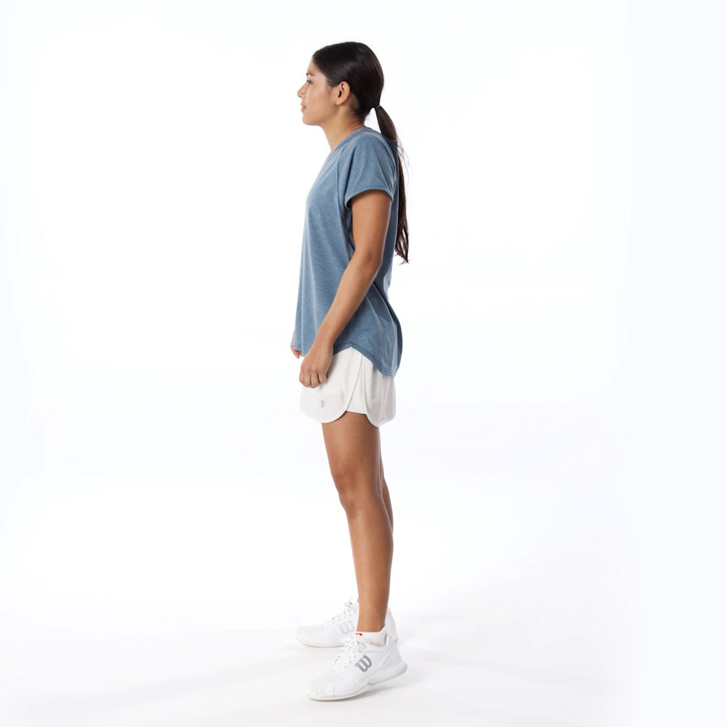 Wilson Women's Training 12.5 Inch Skirt (White) - RacquetGuys.ca