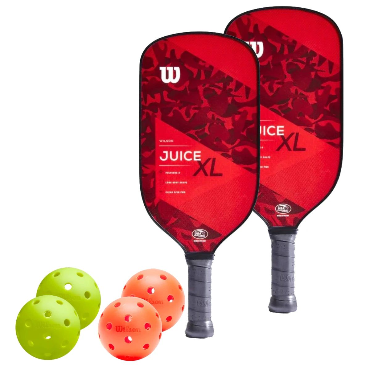Wilson Juice XL 2 Paddle Pickleball Bundle - RacquetGuys.ca