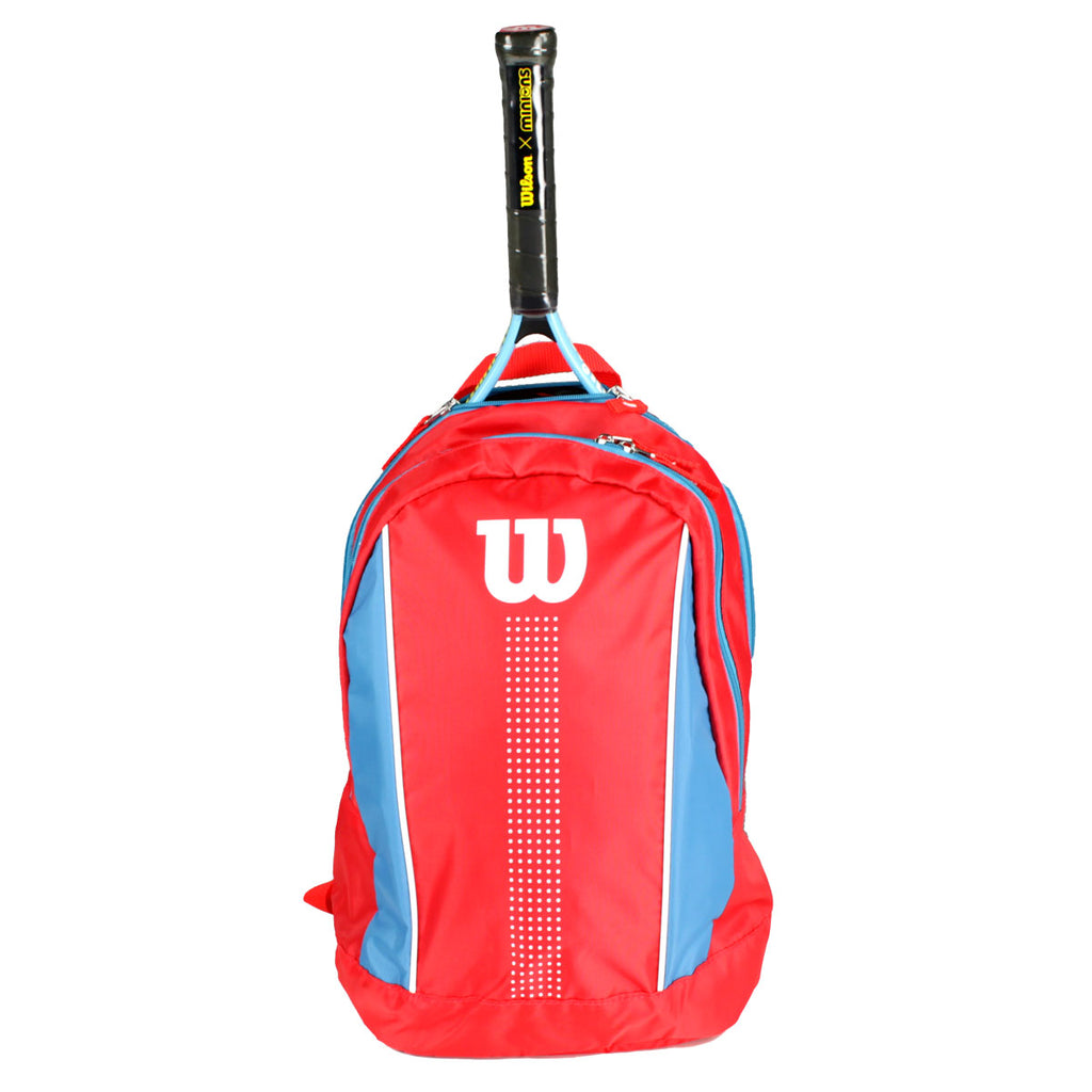 Wilson Junior Racquet Backpack (Coral/Blue/White) | RacquetGuys.ca
